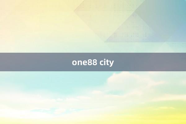 one88 city