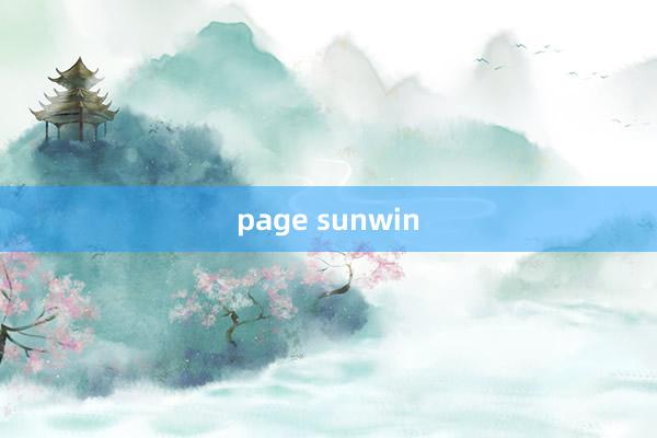 page sunwin